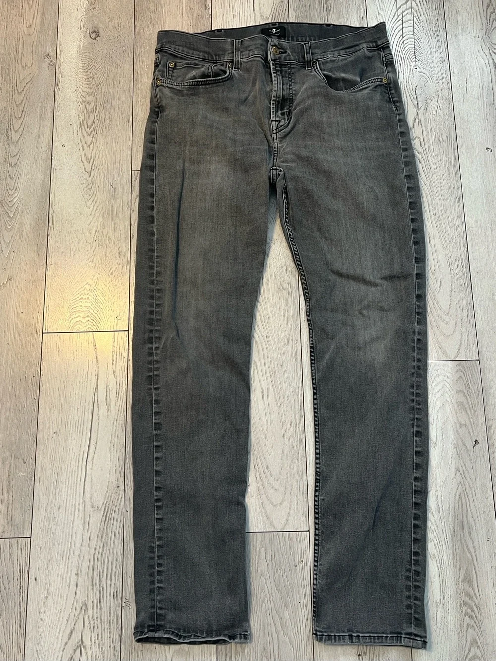 7 For All Mankind Men's Slim Straight Jeans - Picture 1 of 4